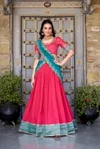 Pranavi By Lnb2049 Vichitra Silk Lehenga With Lehenga Dupatta Online Wholesale